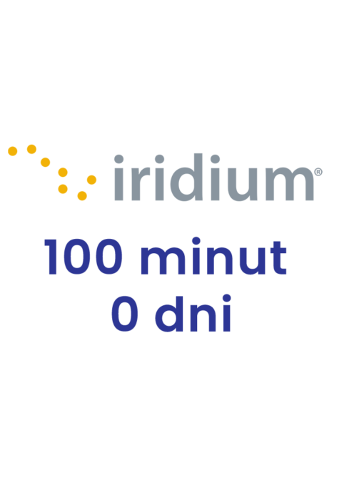 Doładowanie Iridium 100 min 0 dni do telefonów satelitarnych Iridium.