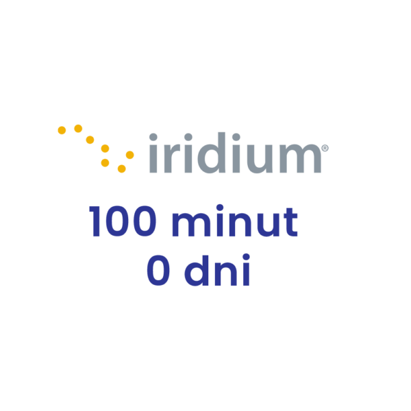Doładowanie Iridium 100 min 0 dni do telefonów satelitarnych Iridium.