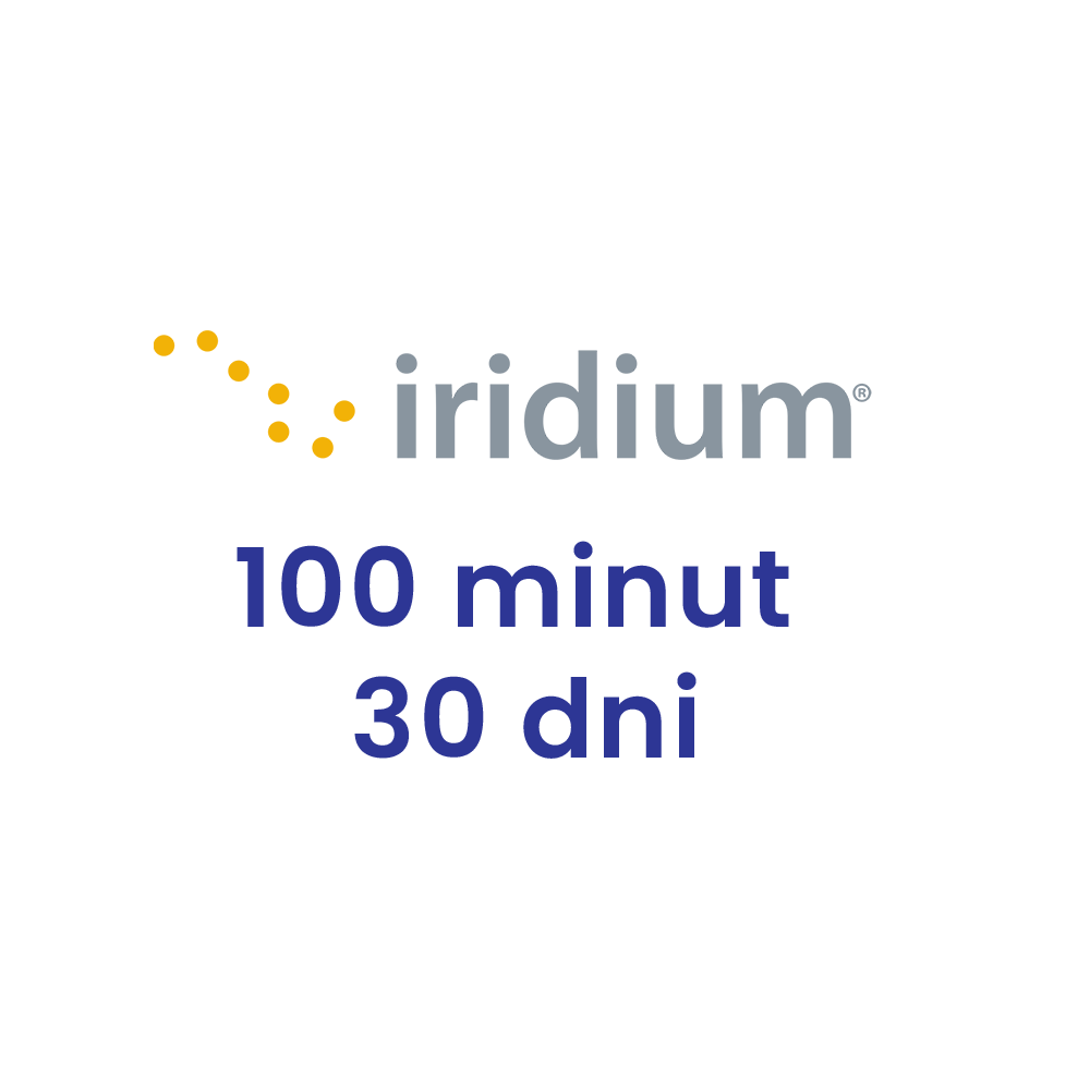 Doładowanie Iridium 100 minut 30 dni (1 miesiąc) do telefonów satelitarnych Iridium