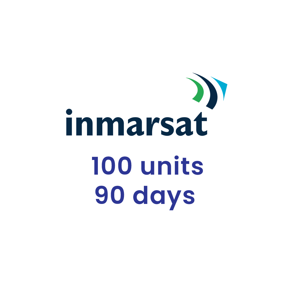 Inmarsat voucher 100 units 90 days (3 months) for Inmarsat Isatphone2 satellite phone.