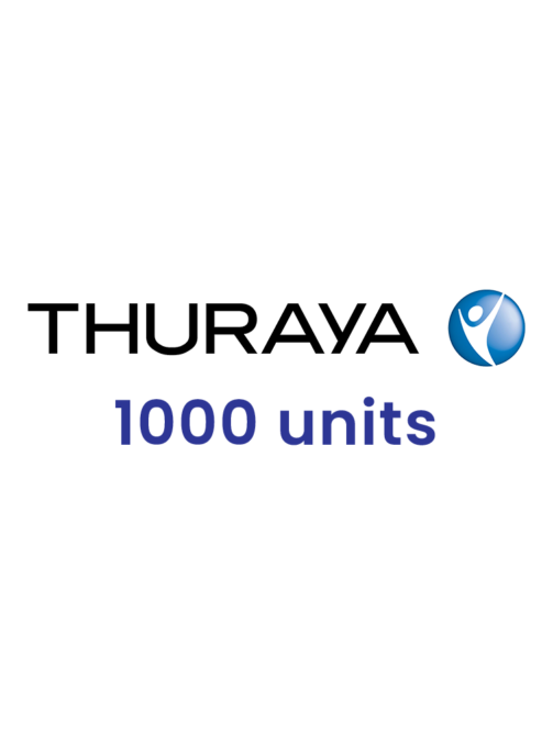 Voucher Top-Up 1000 units for Thuraya satellite phones and terminals.