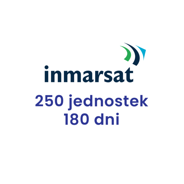 Doładowanie Inmarsat 250 jednostek na okres 180 dni (6 miesięcy/poł roku) do telefonów satelitarnych Inmarsat Isatphone2.