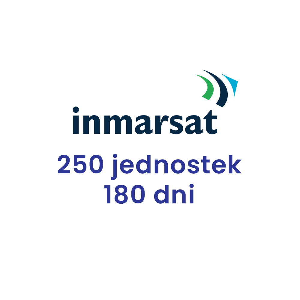 Doładowanie Inmarsat 250 jednostek na okres 180 dni (6 miesięcy/poł roku) do telefonów satelitarnych Inmarsat Isatphone2.
