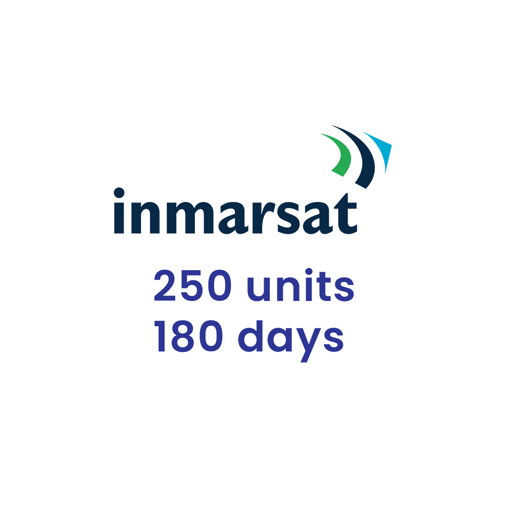 Inmarsat voucher 250 units 180 days (6 months) for Inmarsat Isatphone2 satellite phone.