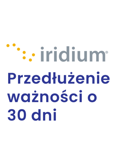 Przedłużenie ważności o 30 dni dla telefonów satelitarnych Iridium