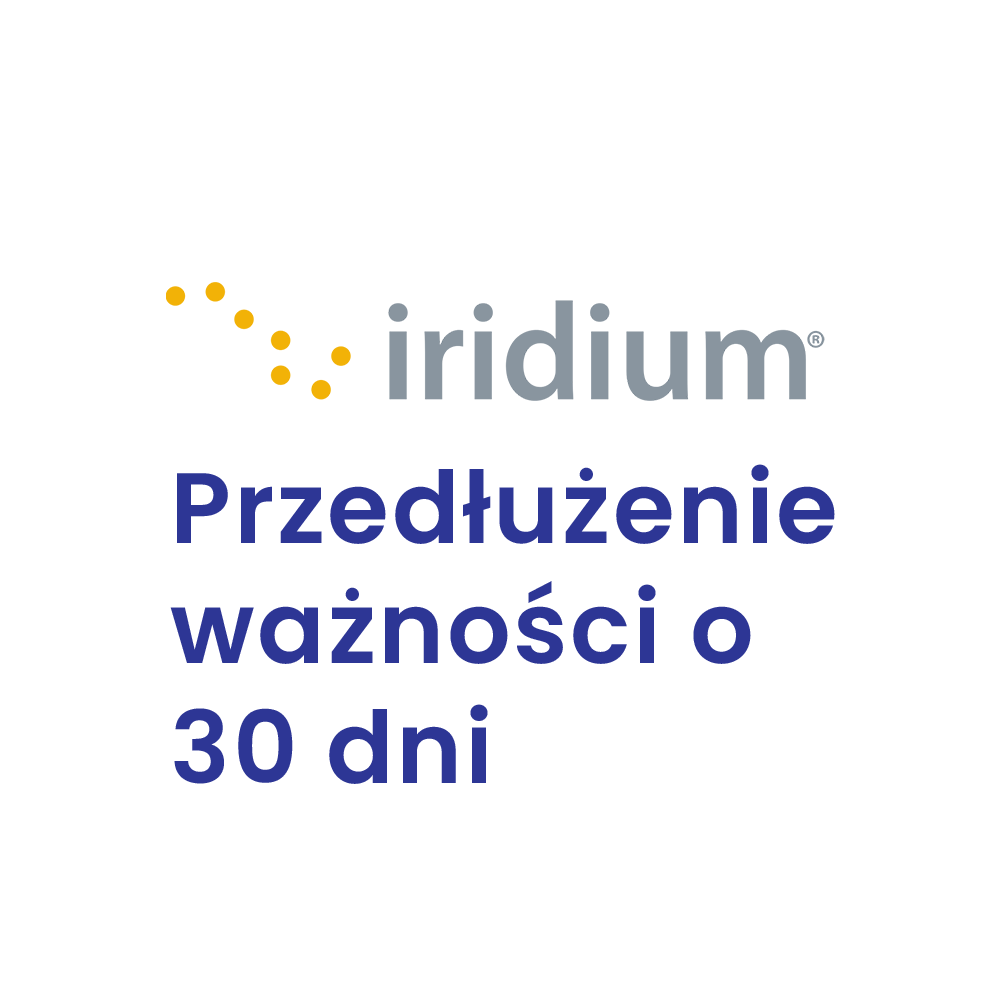 Przedłużenie ważności o 30 dni dla telefonów satelitarnych Iridium