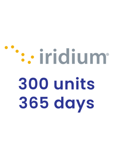 Iridium Voucher 300 minutes Global 365 days (1 year) for Iridium satellite phones.