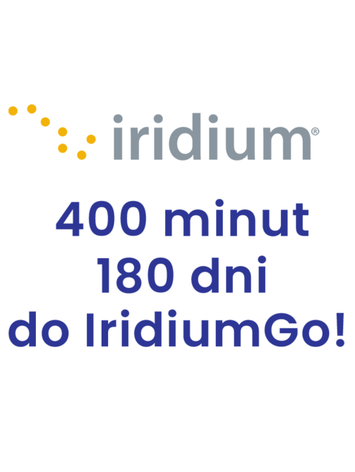 400 minut 180 dni IridiumGo