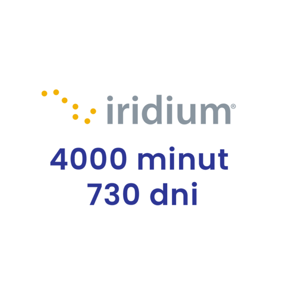 Doładowanie Iridium 4000 minut 730 dni (2 lata) do telefonów satelitarnych Iridium.