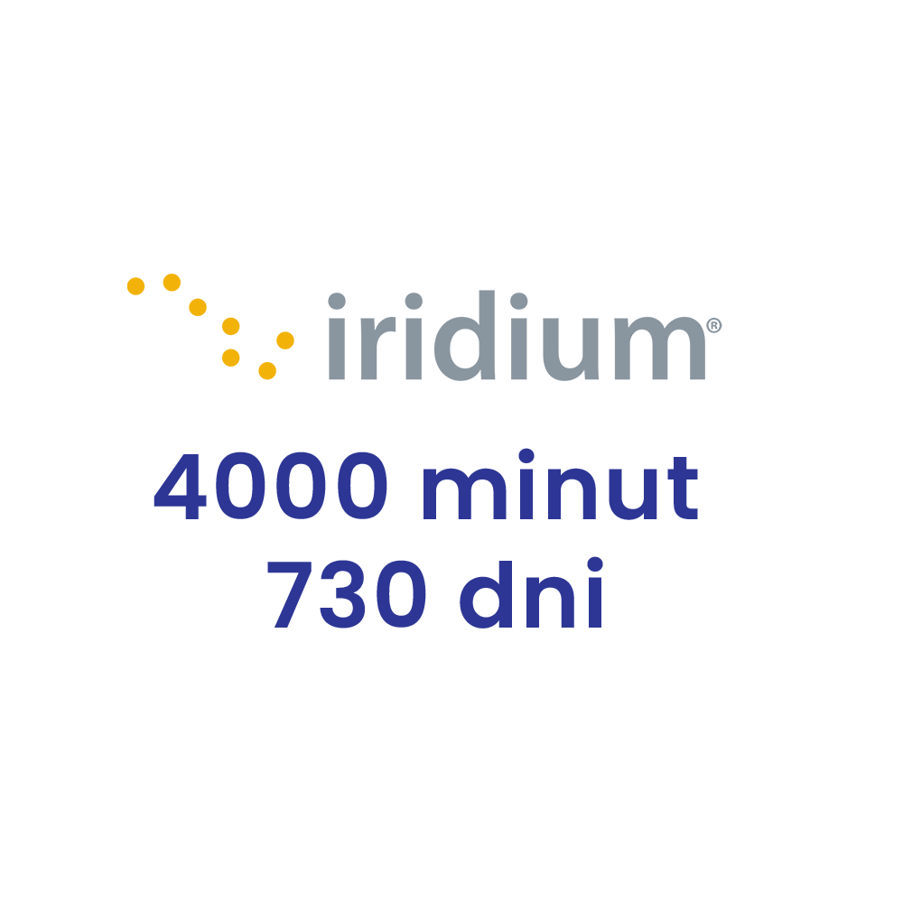 Doładowanie Iridium 4000 minut 730 dni (2 lata) do telefonów satelitarnych Iridium.