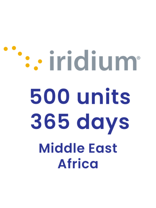 500 units 365 days Middle East and Africa