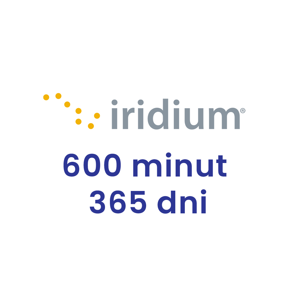 Doładowanie Iridium 600 minut 365 dni (1 rok) do telefonów satelitarnych Iridium.