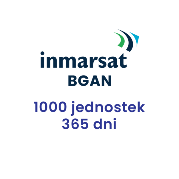 Doładowanie do terminali satelitarnych Inmarsat BGAN Inmarsat BGAN 1000 jednostek 365 dni (1 rok)