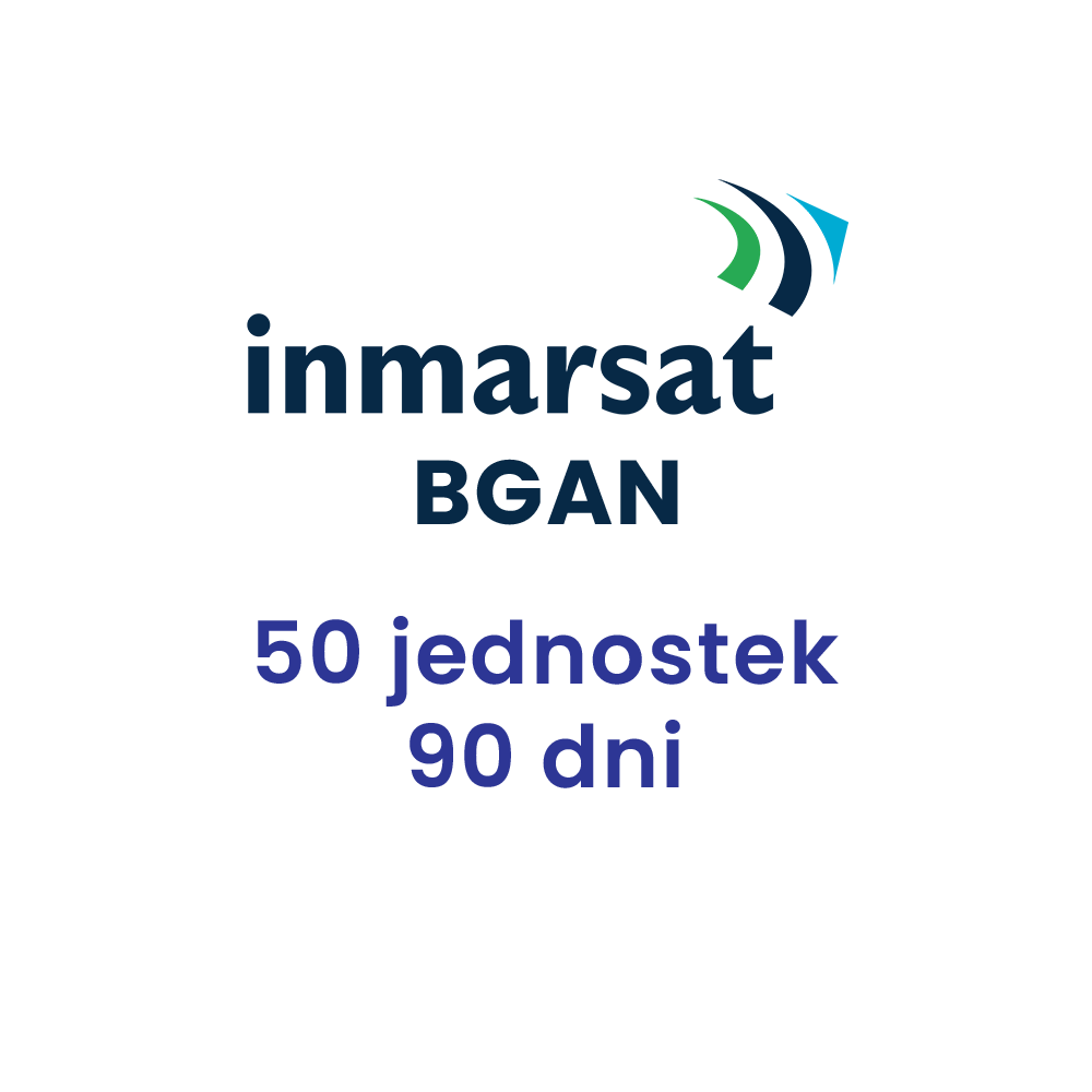Doładowanie do terminali satelitarnych Inmarsat BGAN 50 jednostek 90 dni (3 miesięcy)
