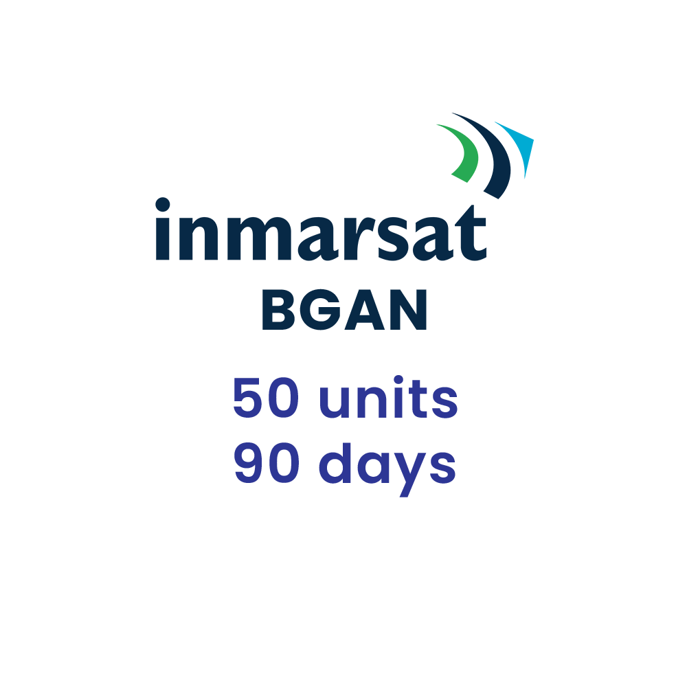 Voucher top-up 50 units 90 days (3 months) for Inmarsat BGAN satellite terminals
