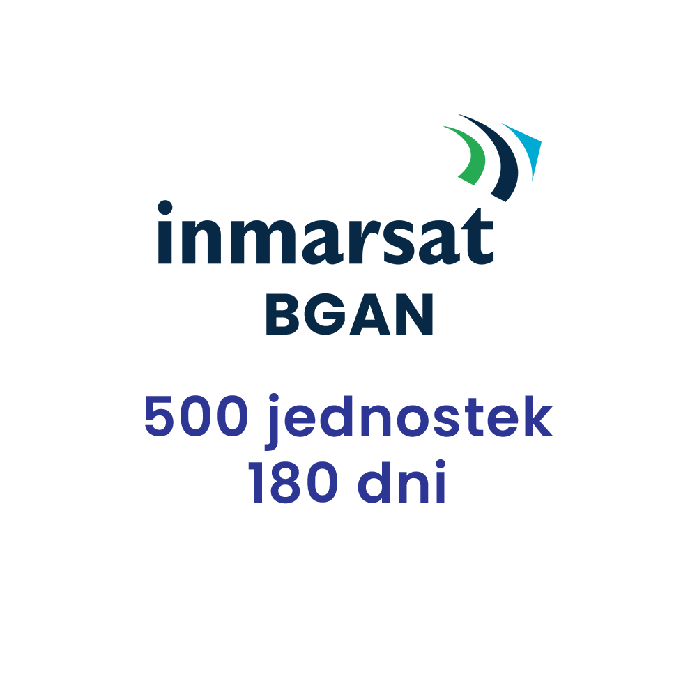 Doładowanie 500 jednostek na 180 dni (6 miesięcy) do terminali satelitarnych Inmarsat BGAN