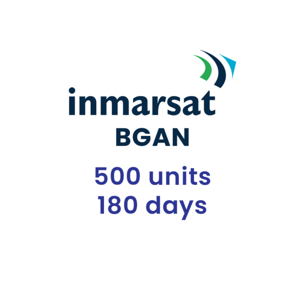 Inmarsat Voucher Top-up 500 units 180 days (6 months) for Inmarsat BGAN satellite terminals