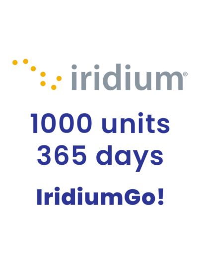 Voucher 1000 minutes for Iridium GO! - Validity 365 days (1 year)