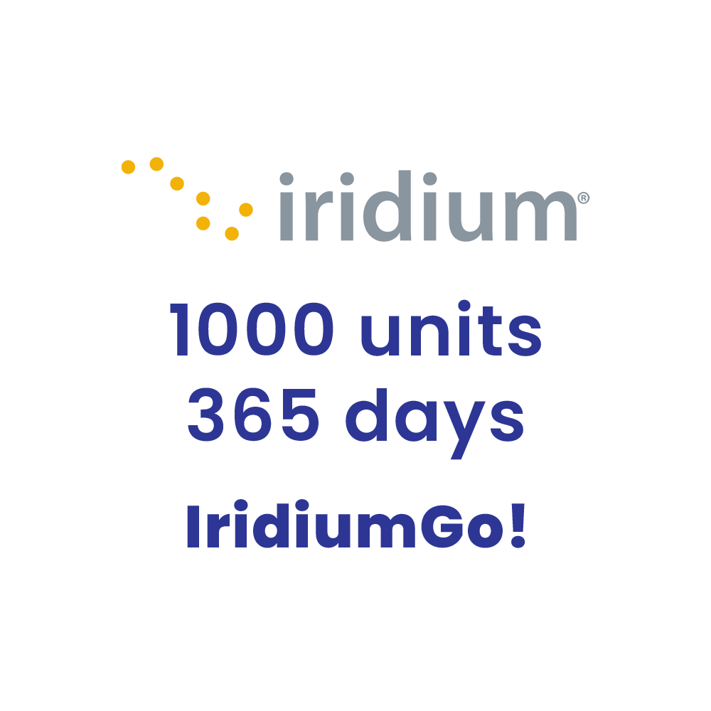 Voucher 1000 minutes for Iridium GO! - Validity 365 days (1 year)